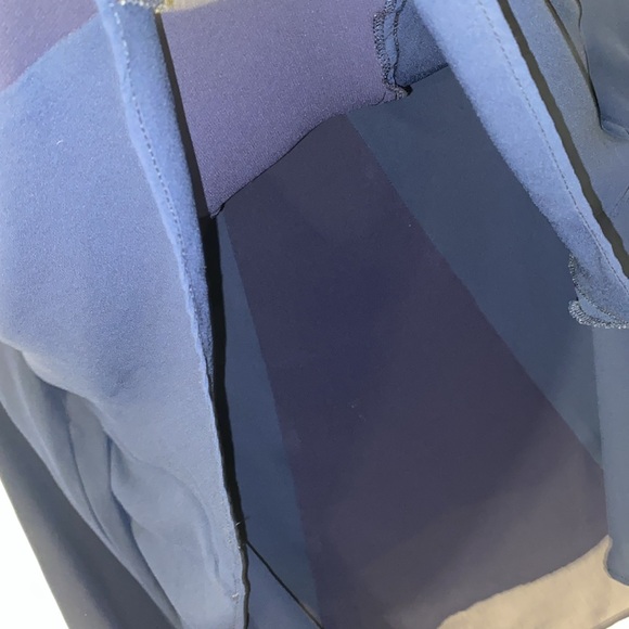 Zara blouse sz. Small, navy - Picture 6 of 7